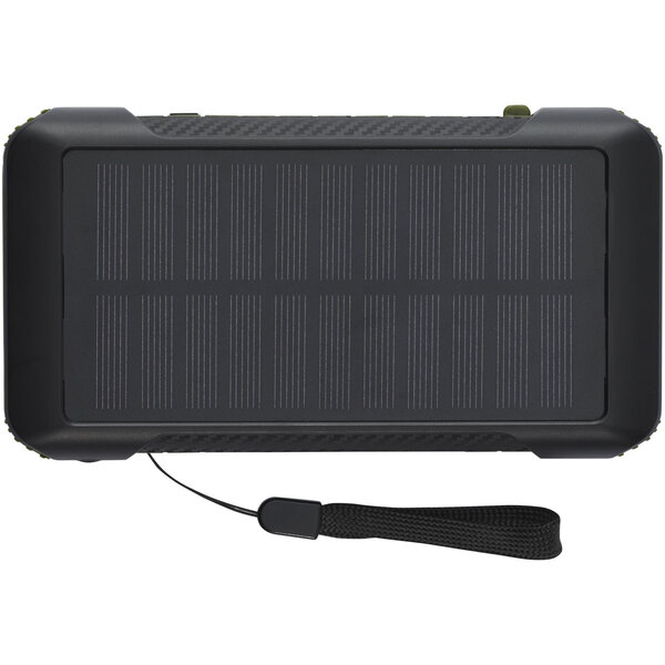 10.000 mAh Solardynamo-Powerbank aus recyceltem GRS Kunststoff - Jovico