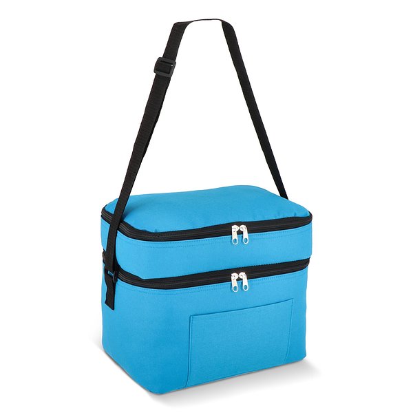 R-PET 600D Doppelfach-Kühltasche 30 x 20 x 25cm 12L Lursin