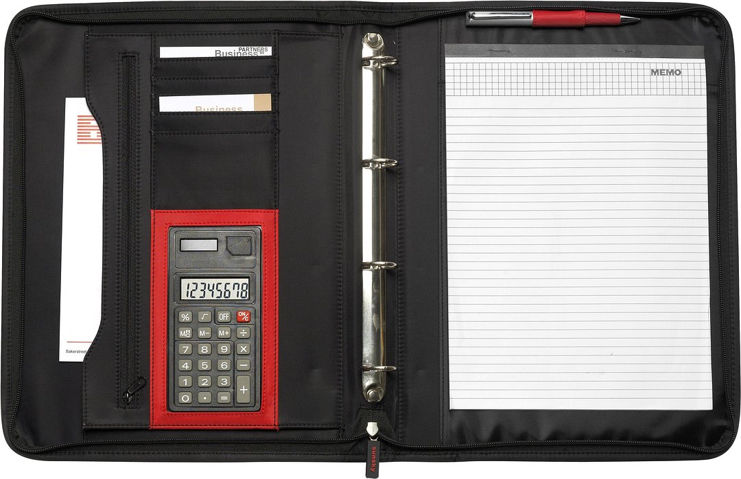 Portfolio Sarle | Polyester | A4 | Mit Taschenrechner