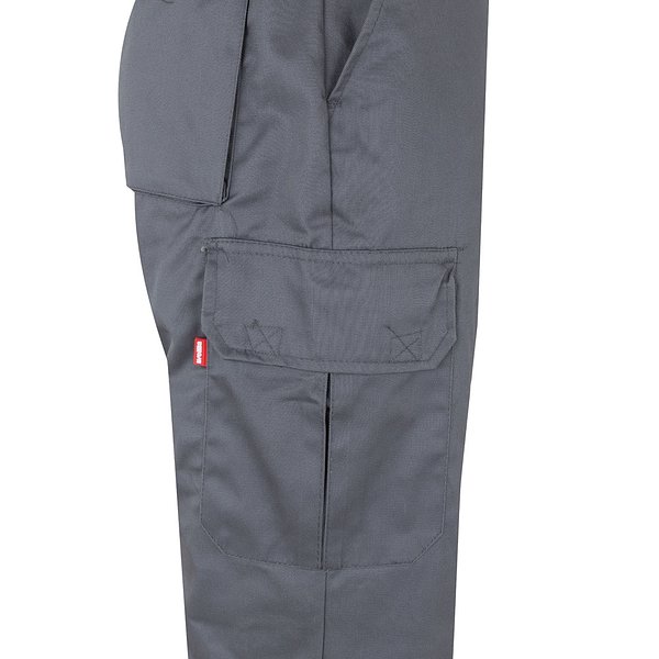 Zweifarbige Twill-Hose mit mehreren Taschen (210 g/m²), aus Baumwolle (20%) und Polyester (80%) Steiler