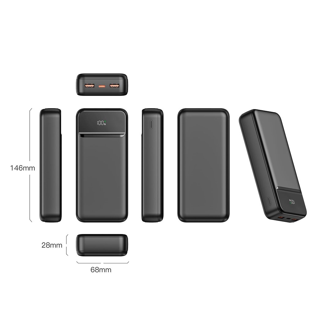 Nolu Powerbank mit LED-Anzeige 20000 mAh Gianigna