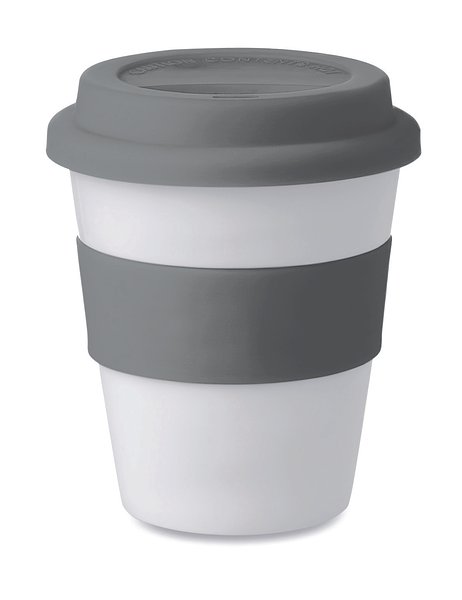 PP Becher mit Silikon-Deckel Cianiga