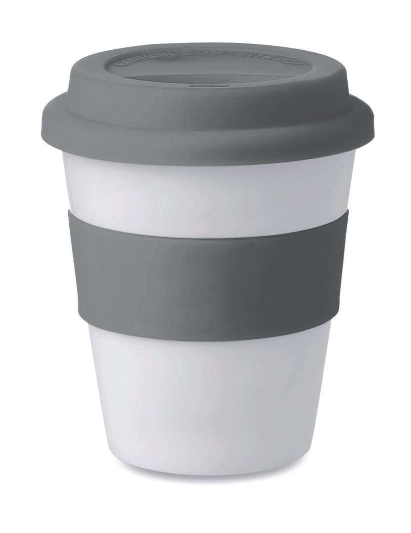 PP Becher mit Silikon-Deckel Cianiga