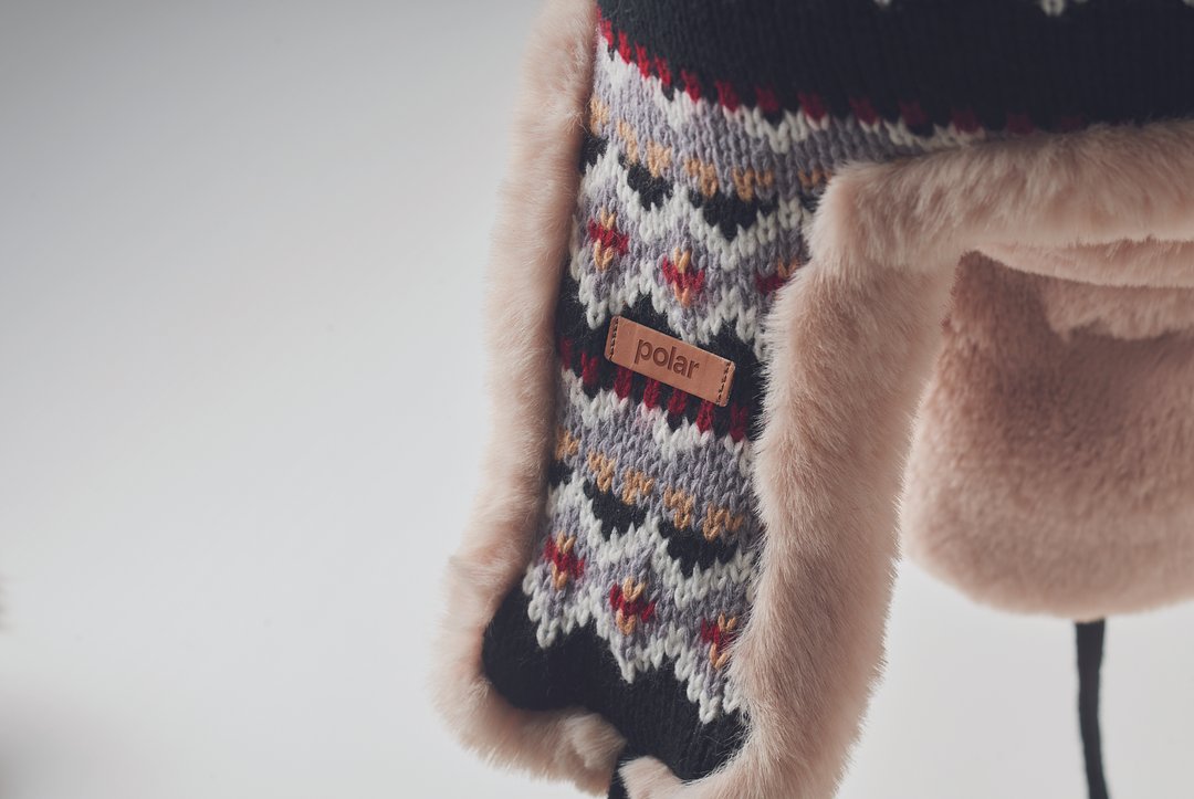 Gestrickte Ohrenmütze Buorlf