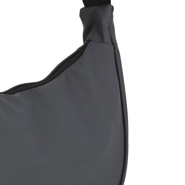 PU-beschichtete R-PET 600D Halbmond-Tragetasche Helia