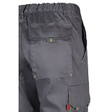 Zweifarbige Twill-Hose mit mehreren Taschen (200 g/m²), aus Baumwolle (35 %) und Polyester (65 %) Leenico