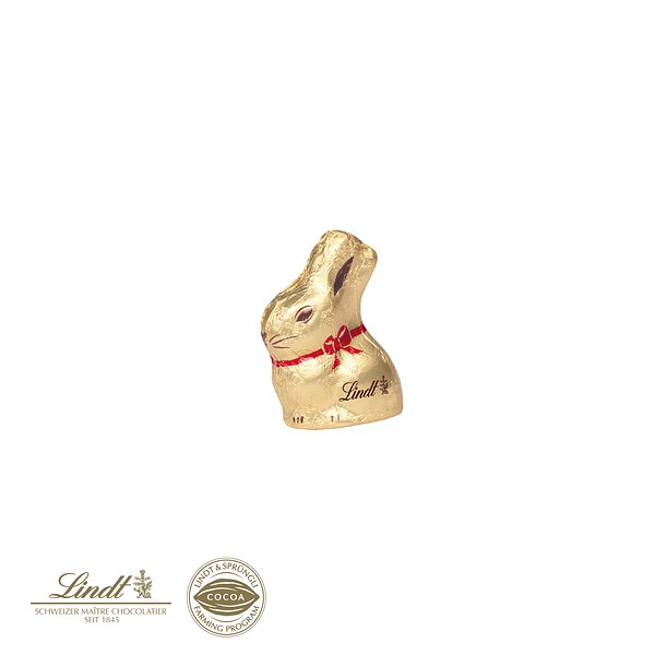 SCHOKOKARTE MIT LINDT GOLDHASE