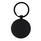 Schlüsselaqnhänger aus Bambus und Metall rund Buoldina