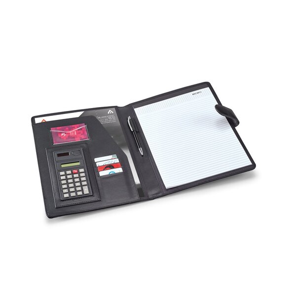 A4 Schreibmappe mit Taschenrechner Fricorg