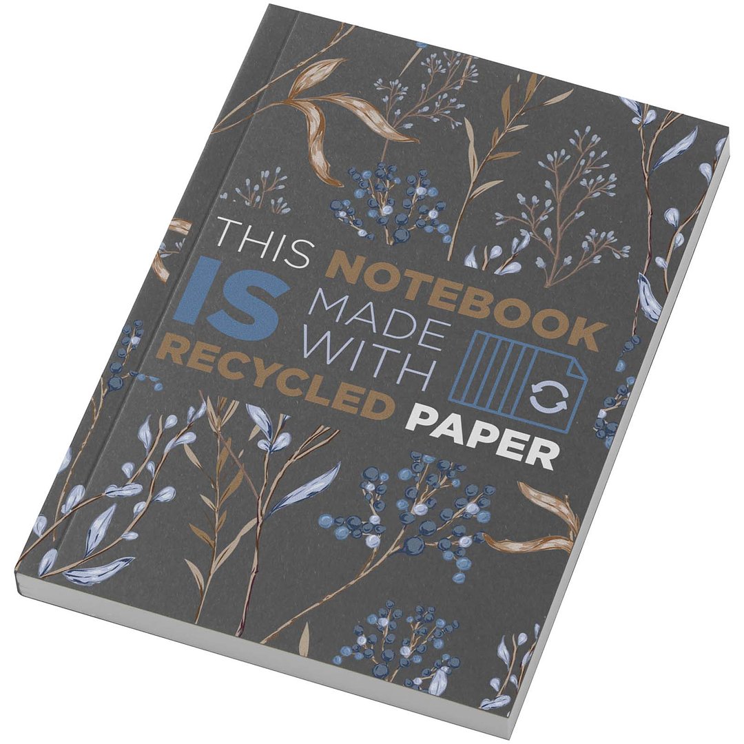 Austen A6 Softcover Notizbuch aus Recyclingmaterial – 100 Blatt - Grioregun