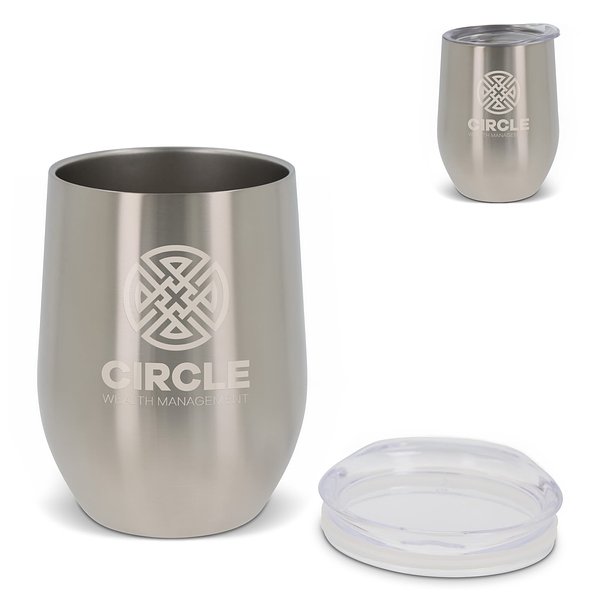 Doppelwandiger Isolierbecher mit Deckel Paulin