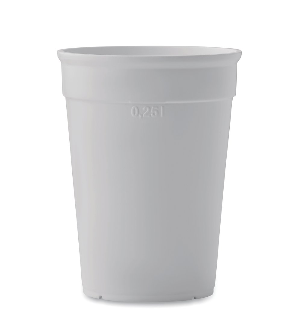 Recycelter PP-Becher 250 ml Ylanrs