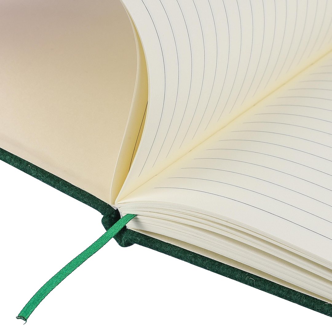 Notizbuch Lursia | Recycelter Filz | A5 | Liniert