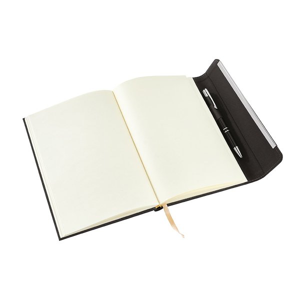 A5-Notizbuch aus PU mit Magnetverschluss Marlel
