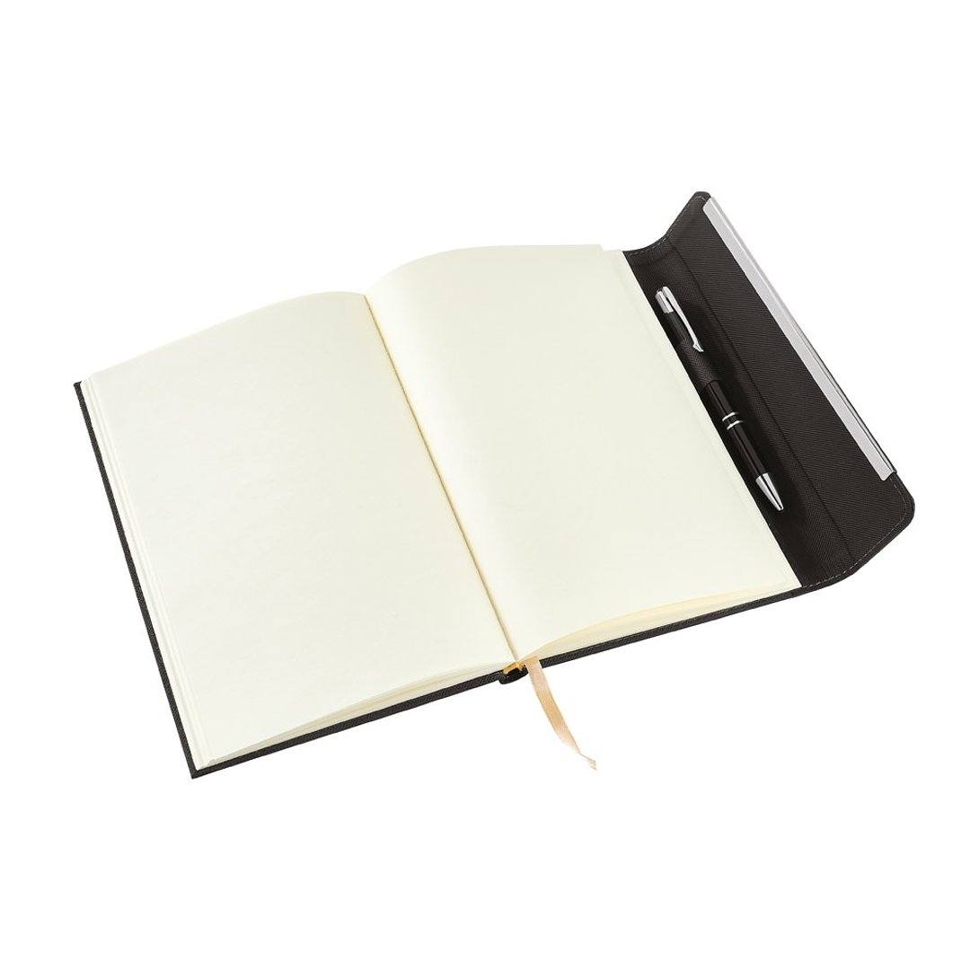 A5-Notizbuch aus PU mit Magnetverschluss Marlel