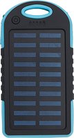 Gummierte ABS Solar-Powerbank Giannep