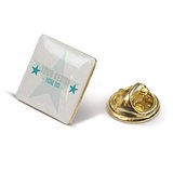 Metall Pin, quadratisch 15x15mm Pauliel