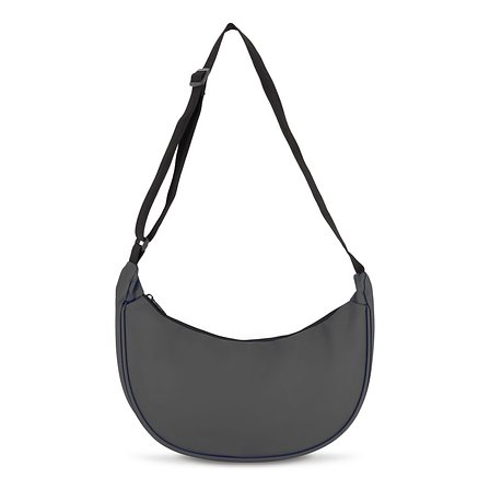 PU-beschichtete R-PET 600D Halbmond-Tragetasche Helia