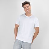 Erwachsene Weiss T-Shirt Idiyo