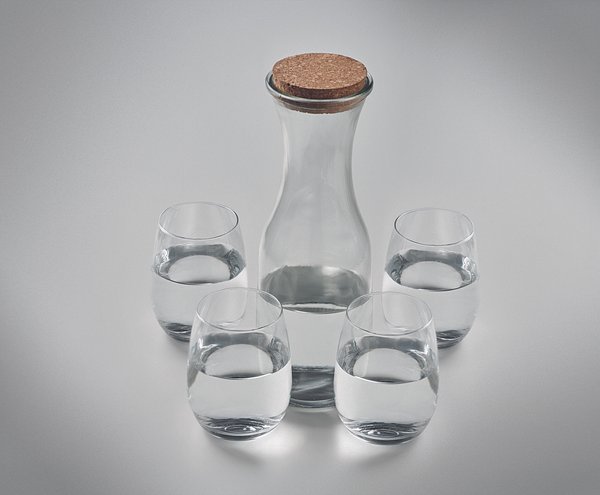 Set aus recyceltem Glas Trudivrg