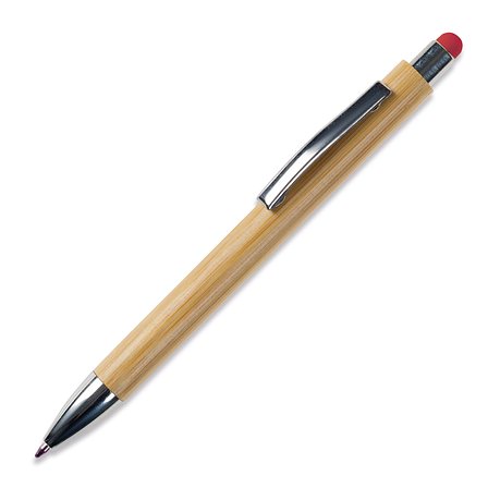 Bambus Kugelschreiber New York mit Touchpen Ruina