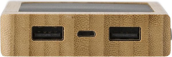Powerbank Loldix | Bambus | Solar | 8000 mAh