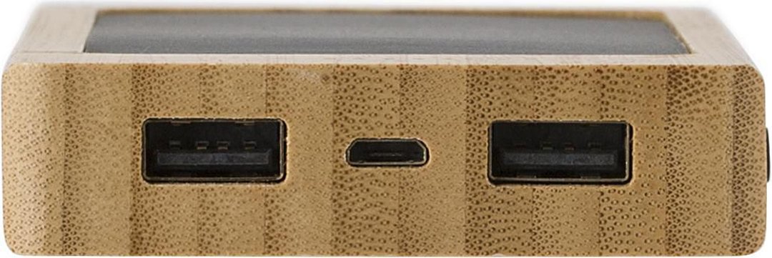 Powerbank Loldix | Bambus | Solar | 8000 mAh