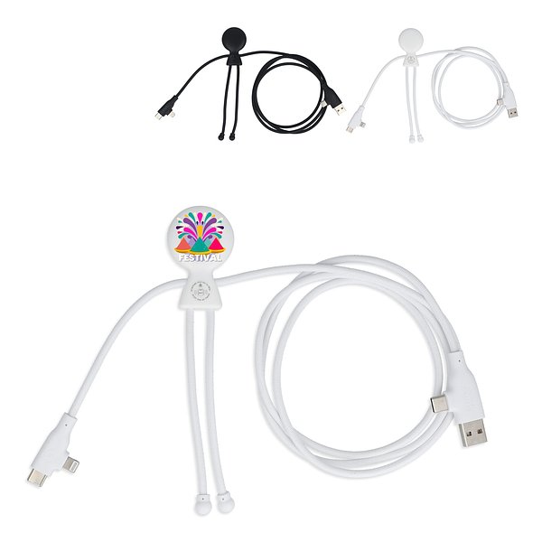 Mr. Bio Lang 60W PD Multi-Ladekabel 1.2 Meter Bendie