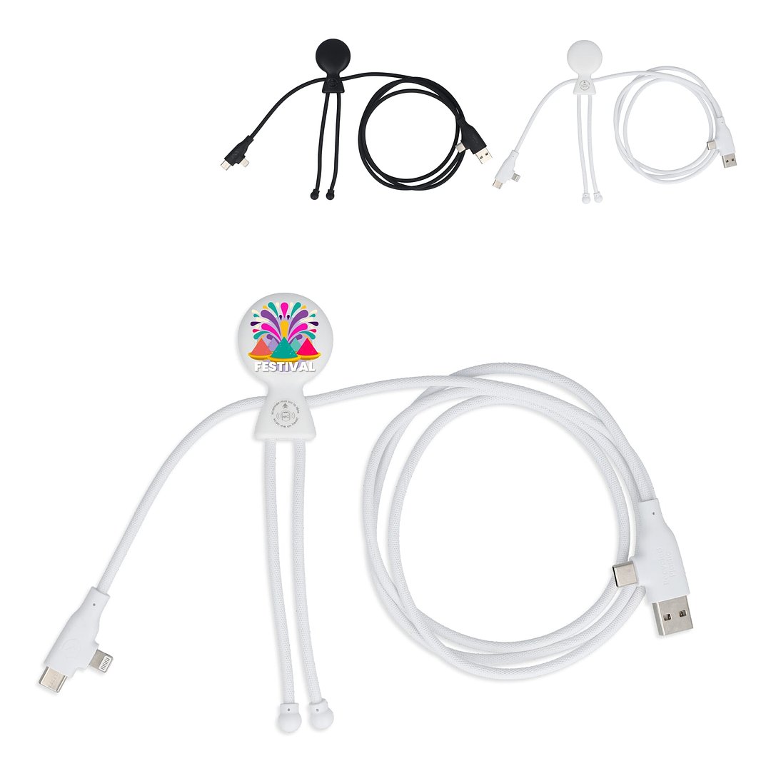 Mr. Bio Lang 60W PD Multi-Ladekabel 1.2 Meter Bendie