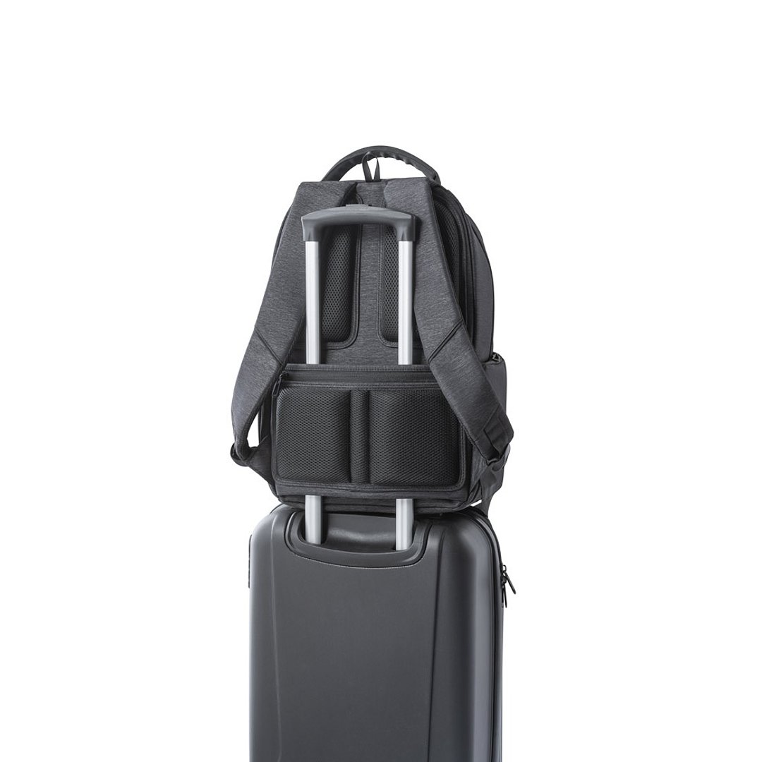 Wasserdichter Laptop-Rucksack aus recyceltem Nylon in 2 Farben mit Fach aus 210D recyceltem Polyester Uregnanni