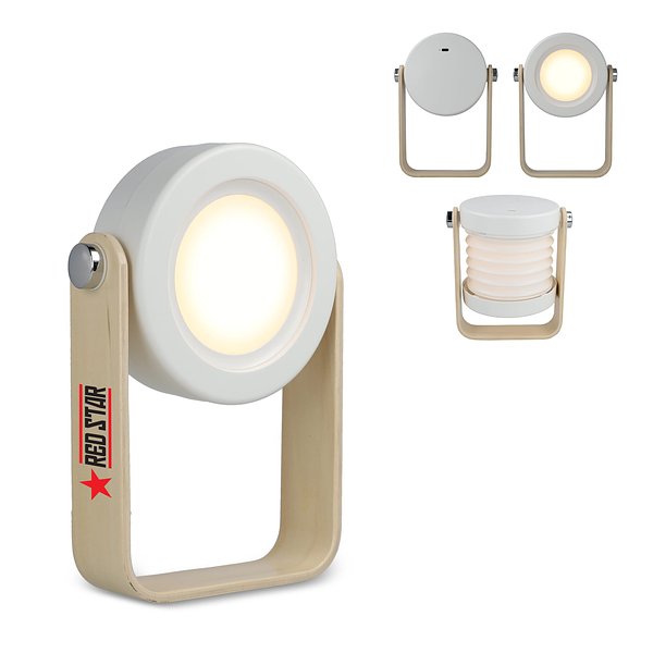 Multifunktions-LED-Lampe mit Bambusgriff Eliel