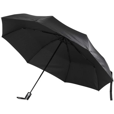 27" faltbarer RPET-Regenschirm mit automatischer Öffnungs- und Schliessfunktion - Emmascht