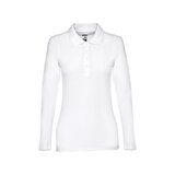 Damen Langarm-Poloshirt Waras