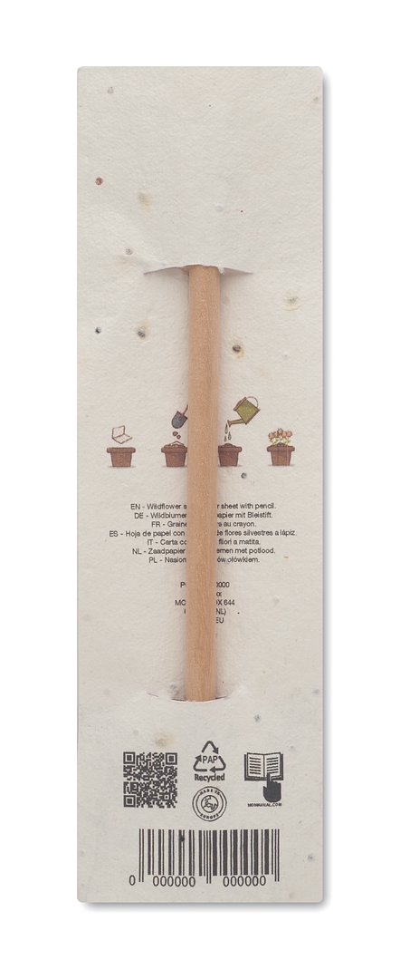 Bleistift in Einsteckhülle Olll