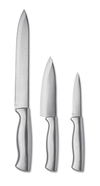 Messer-Set Edelstahl 3-tlg. Walta