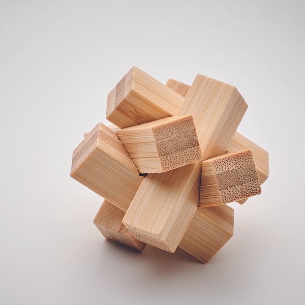 Holzpuzzle/Gehirnjogging Bambus Dumengas