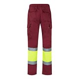 Zweifarbige Hose aus Twill (210 g/m²), gefüttert, mit mehreren Taschen, aus Baumwolle (20%) und Polyester (80%) Benina