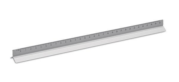 Dreikantlineal Aluminium 30cm Ramingien