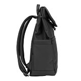 Laptop-Rucksack (16") aus PU, mit Klappe, die alle Fächer abdeckt Tring