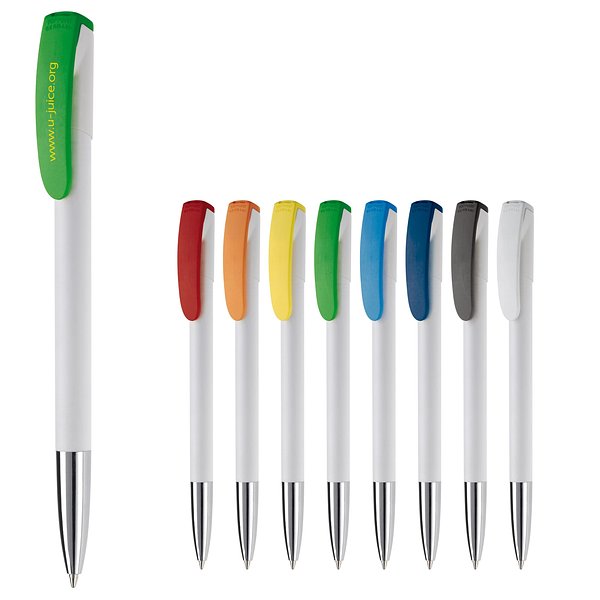 Kugelschreiber Deniro mit Metallspitze Hardcolour Lolfener