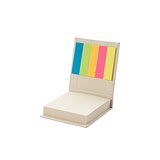 Büroset 2-in-1- aus 100 % Recyclingpapier mit 6 Haftnotizblöcken Frilli