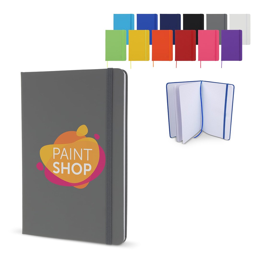 Notizbuch A5 PU mit Rasterpunktseiten Stiafrs