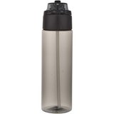 700 ml RCS Trinkflasche aus recyceltem Kunststoff mit Multifunktionsdeckel und Klappstrohhalm - Vreilga
