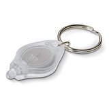 Schlüsselanhänger mit Mini-Taschenlampe Vers