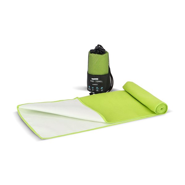 R-PET-Schnelltrocknungshandtuch 40 × 80 cm mit Beutel, Sublimationsdruck. Rettan