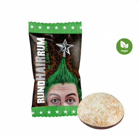 veganer Lebkuchen in individueller Folienverpackung