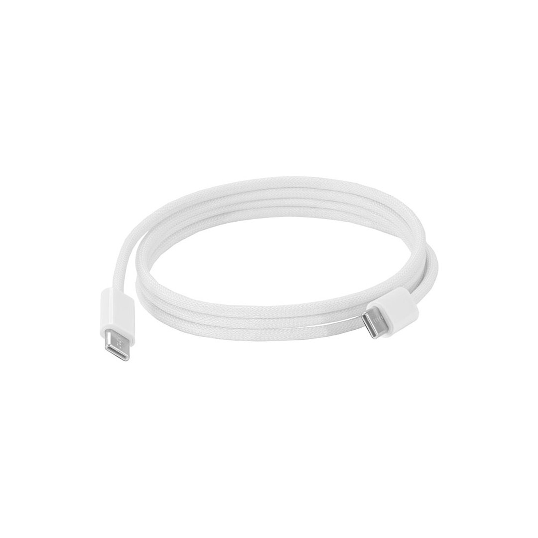 USB-C-zu-USB-C-Kabel mit geflochtenem Kabel (60 W), hergestellt aus ABS, Edelstahl, Aluminium und Polyester Gierdin