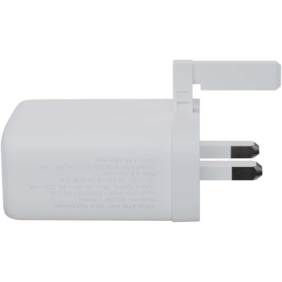 XEC067G GaN² Ultra 67 W Wandladegerät mit UK-Stecker - Oleeng