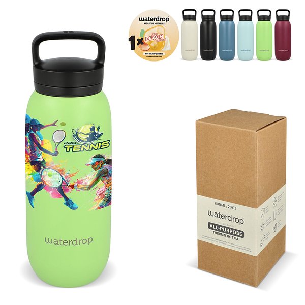 Allround-Thermoflasche mit Trinkaufsatz 600 ml Gianign