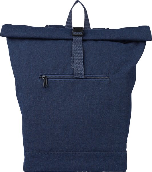 Rolltop-Rucksack aus recyceltem Poly-Baumwollgewebe (330 g/m2) Andri